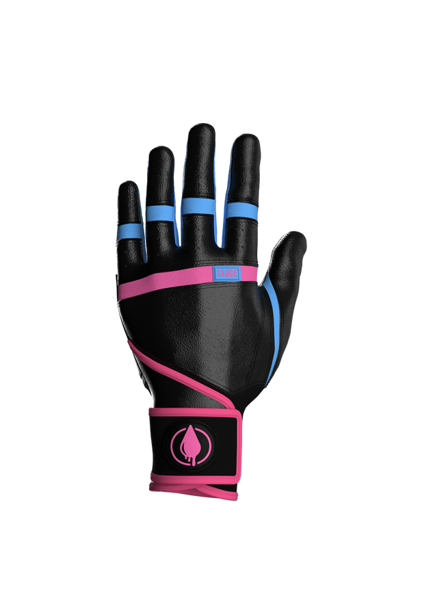SAUCE PINK/BLACK/BLUE Short strap