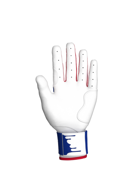 SAUCE White, Red and Blue Gloves